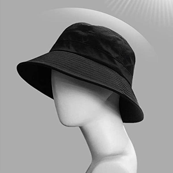 バケットハット大きいサイズ ビッグ 特大 帽子メンズ リバーシブル無地