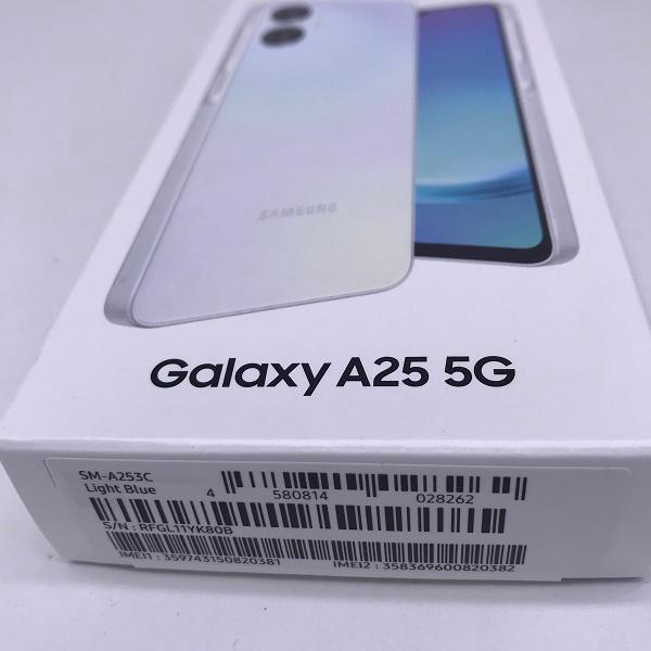 Galaxy A25 5G 64GB スマートフォン本体  SIMロック解除済み ライトブルー 新品未開封楽天版 S17の画像