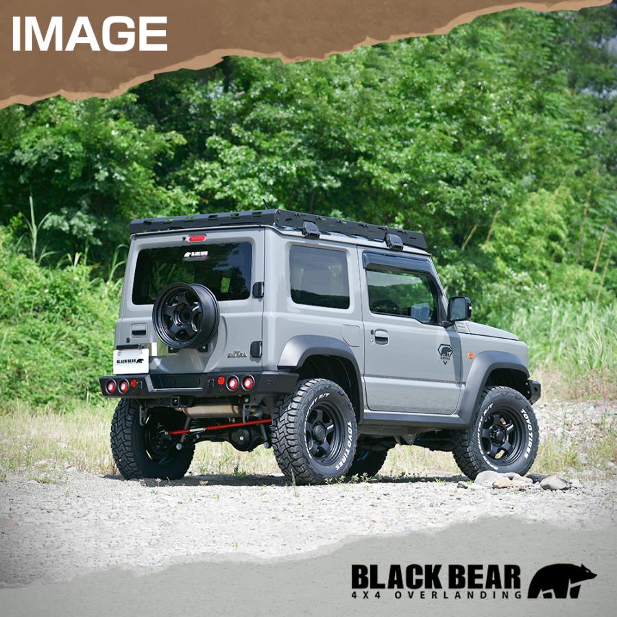 ジムニーシエラ JB74 ノマド JC74 BLACK BEAR4x4 リアバンパー 外装
