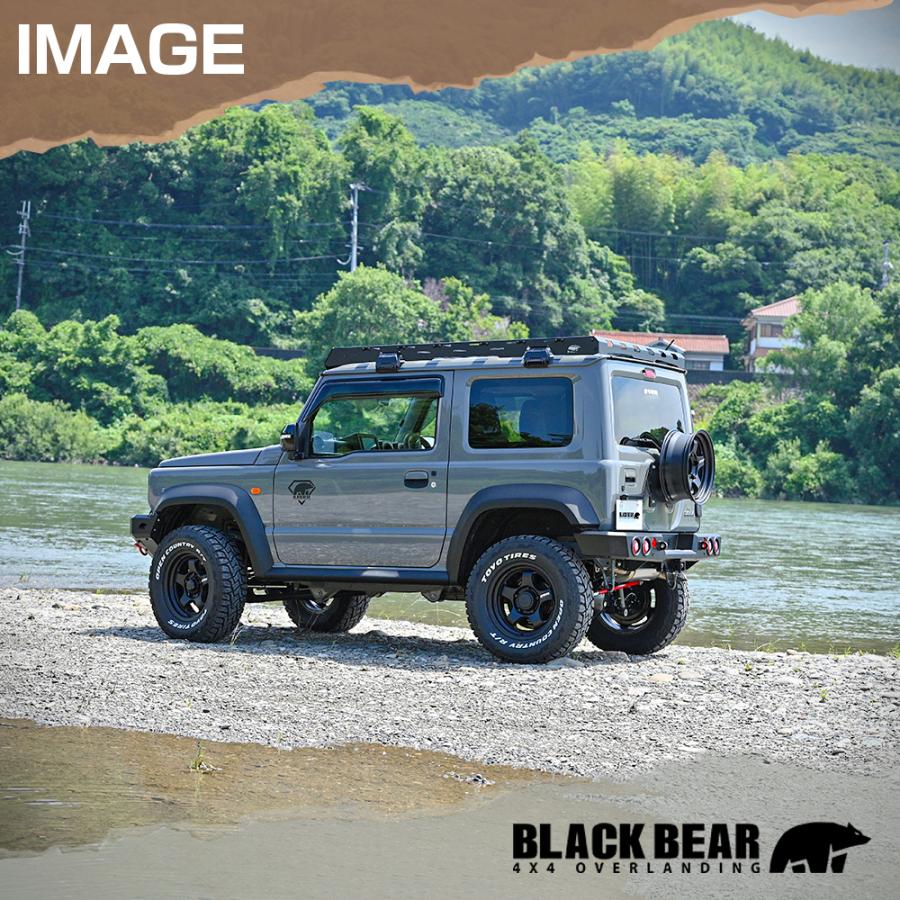 ジムニーシエラ JB74 ノマド JC74 BLACK BEAR4x4 リアバンパー 外装