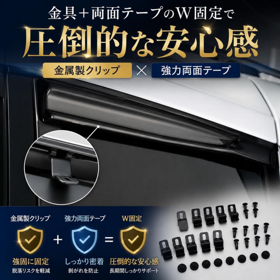 ノア ヴォクシー 90系 MZRA90W 2022年〜 ドアバイザー サイドバイザー