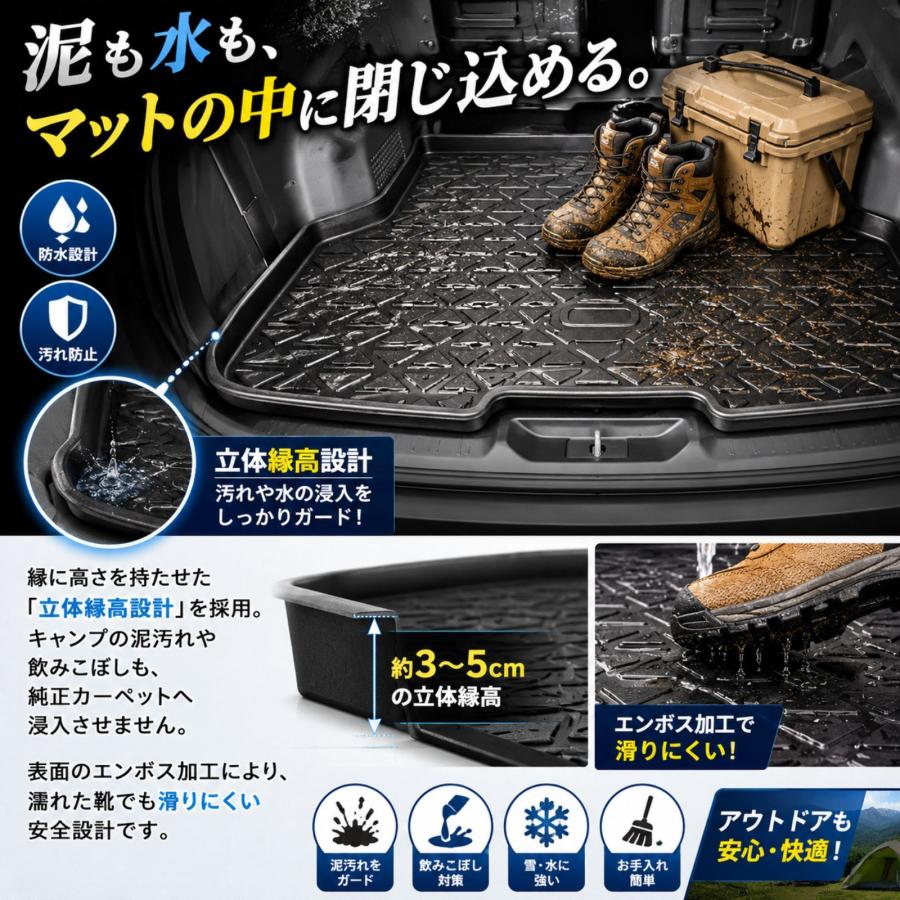 フリード GT5 GT6 GT7 GT8 3D ラバーマット フロアマット 1列目用