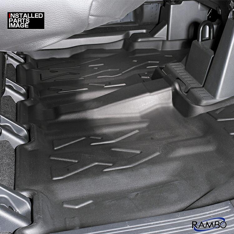 ホンダ N-VAN JJ1/2 3Dラバーマット 2列目用 フロアマット ブラック