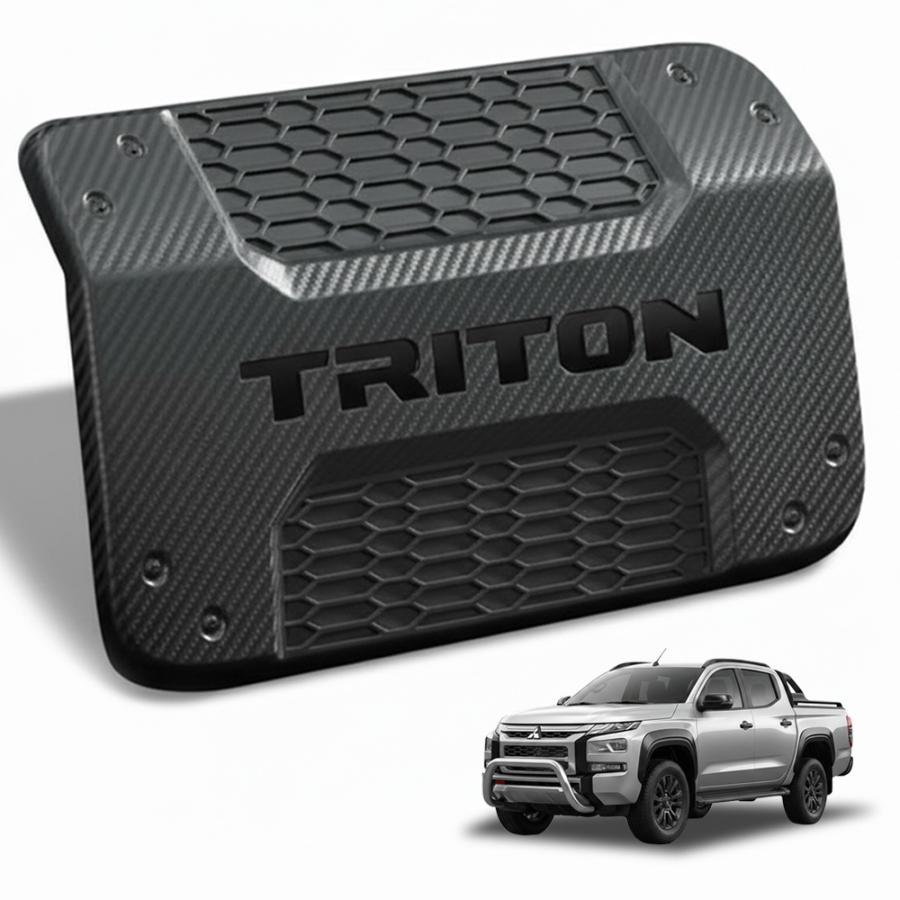 【美品】TRITON トライトン LC2T フューエルリッドガーニッシュ トライトン LC2T フューエルリッドガーニッシュ 海外 三菱純正