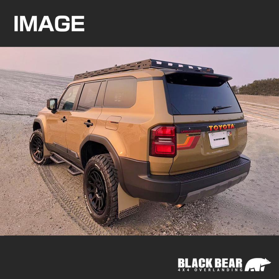 ランドクルーザー250 GX550 ルーフラック BLACKBEAR4x4 ロング アルミ