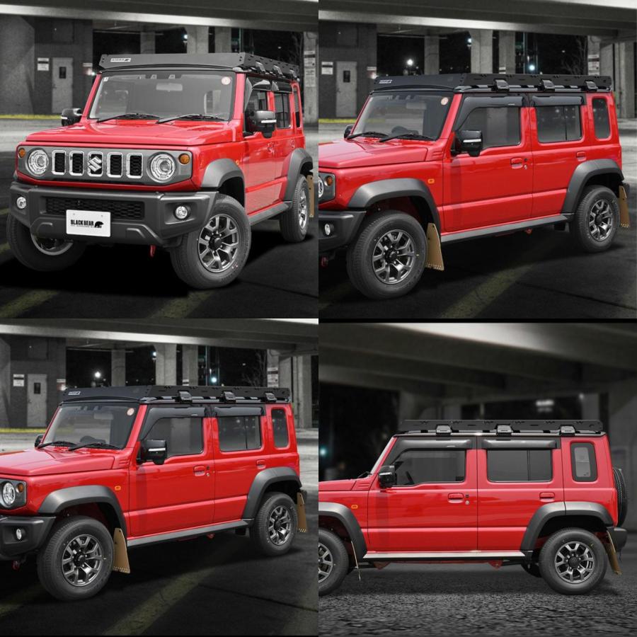 ジムニー ノマド JB74 R7年4月 ルーフラック BLACK BEAR4x4 ルーフ