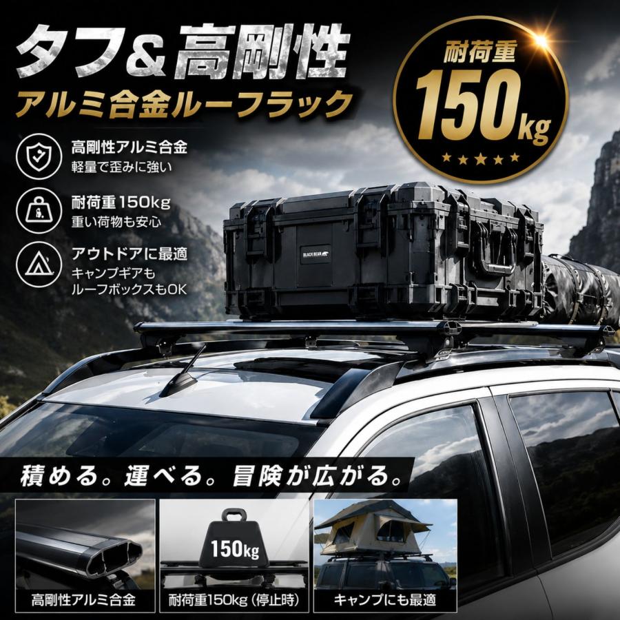 ランクル 250 300 プラド 150 トライトン RAV4 50 60 システムキャリア
