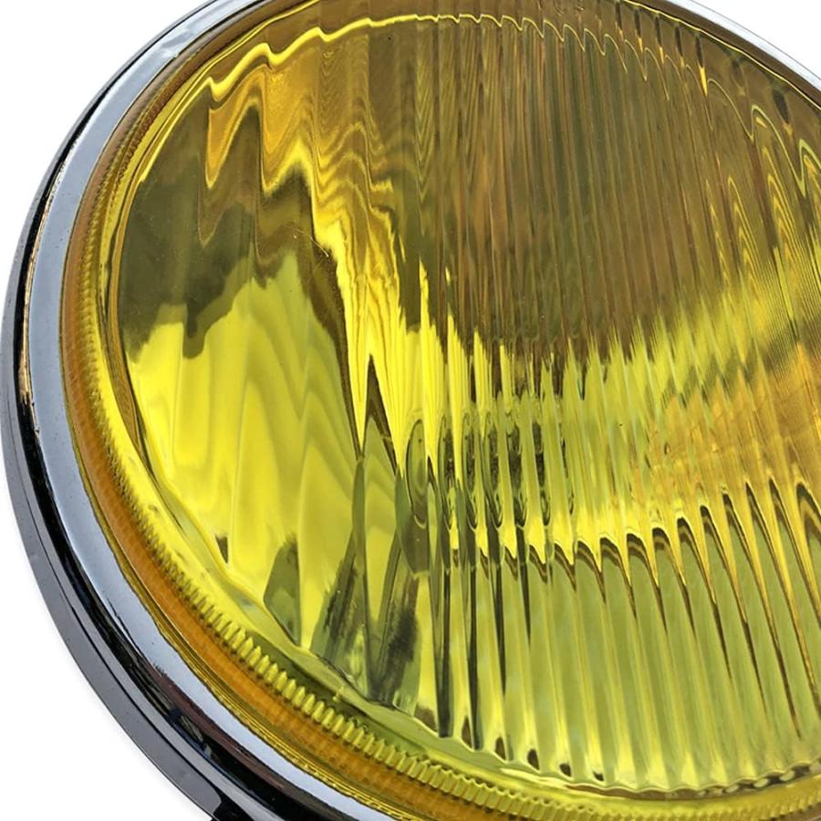 フォグランプ 24V 大型トラック デコトラ 丸形 20φ イエロー ハロゲン