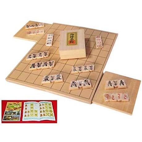 即日発送 入門書 駒台付 ５号折将棋盤と優良押駒 の将棋4点セット