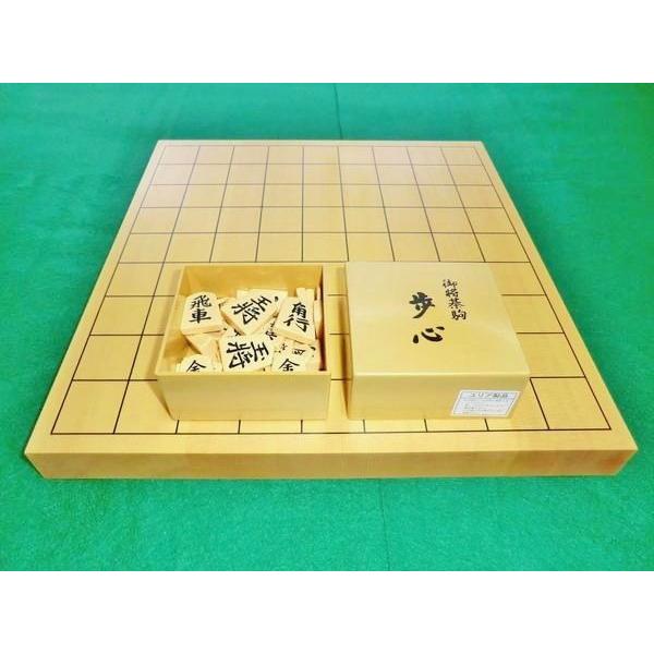 新品】将棋セット 新榧 1寸 卓上将棋盤 将棋駒・歩心 : ゲキヤス