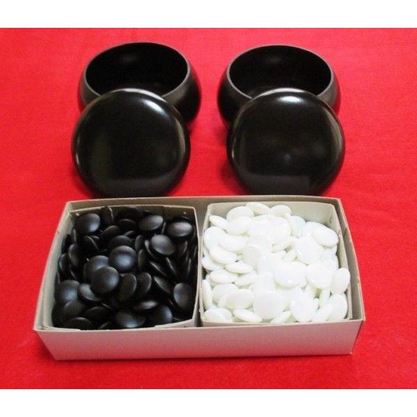 新品】囲碁セット 碁笥（黒） 碁石（樹脂）6mm厚 : ゲキヤスショップ