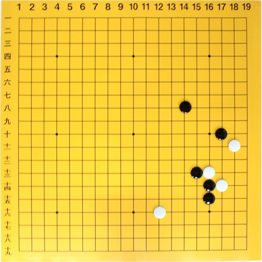 新品】ニュー囲碁塾 磁石付き解説用大盤（88cmx88cm） 囲碁セット