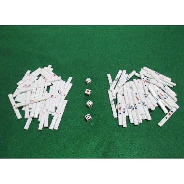新品】麻雀 点棒セット （サイコロ・東南・やきとり・記録帳付