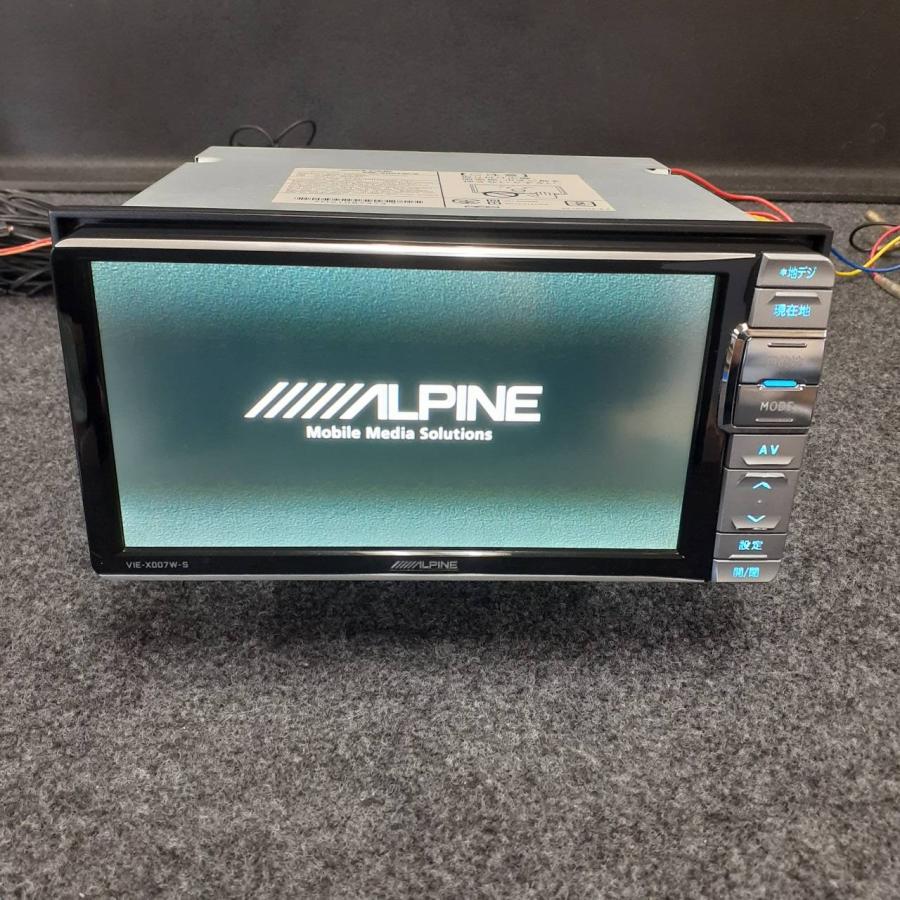 ALPINE アルパイン 7インチ 地図データ 2012年 VIE-X007W 一体型 