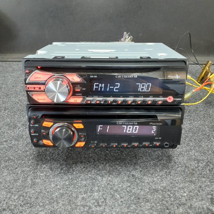 Carrozzeria カロッツェリア DEH-380 DEH-360 2台セット 1DIN AUX CD