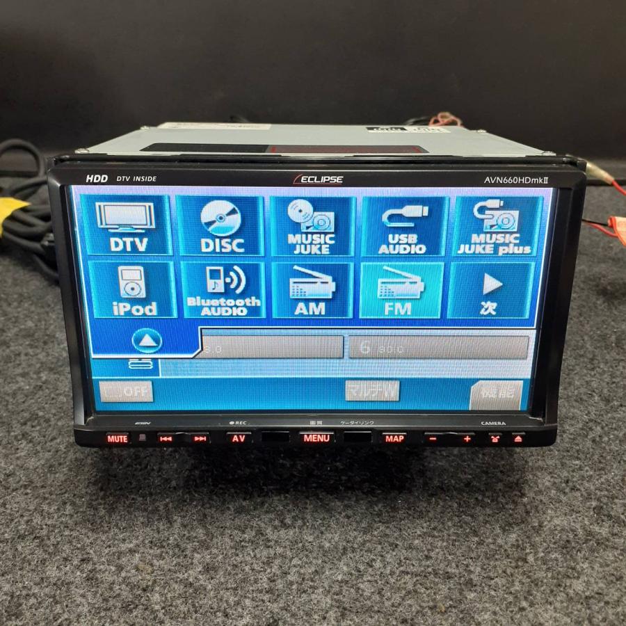 イクリプス【ECLIPSE】HDDナビ AVN660HDmk2 新品 ECLIPSE イクリプス AVN660HDmkII フルセグTV DVD ipod 地図