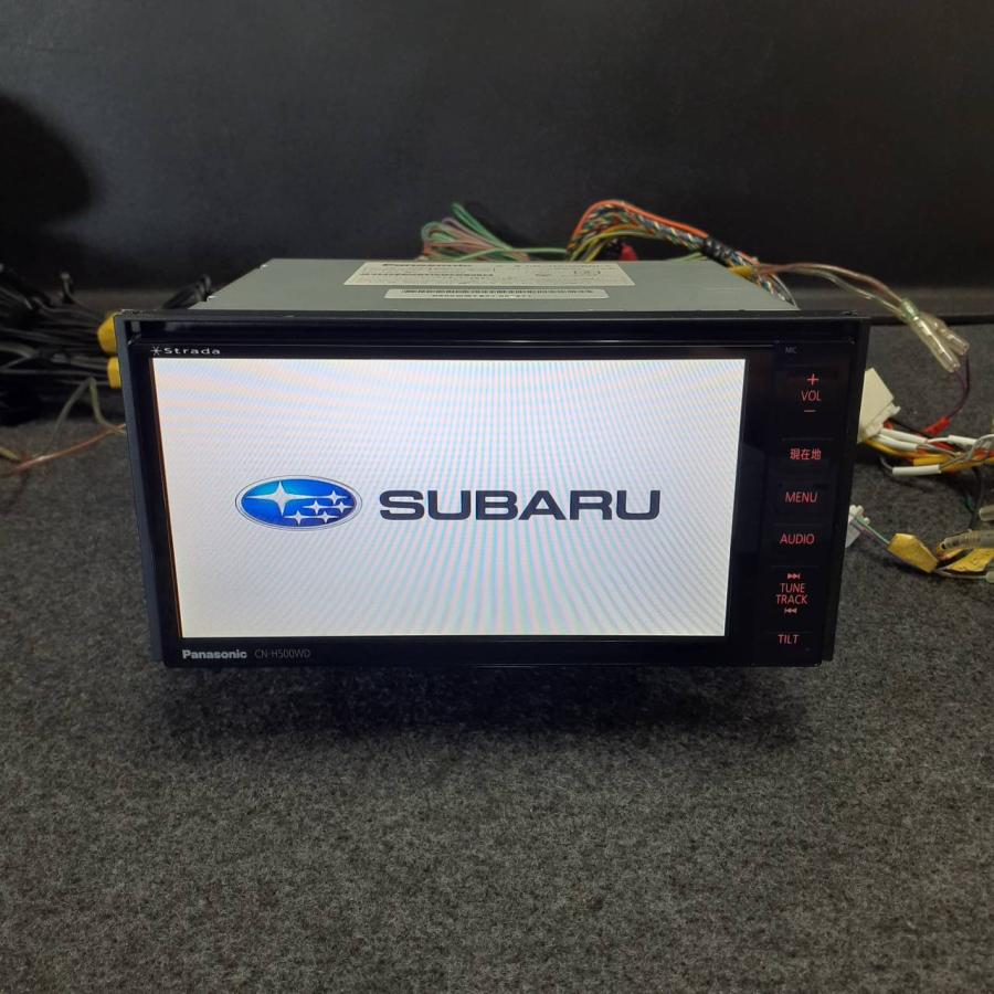 スバル 純正 ナビ Panasonic CN-H500WD ストラーダ フルセグTV DVD CD