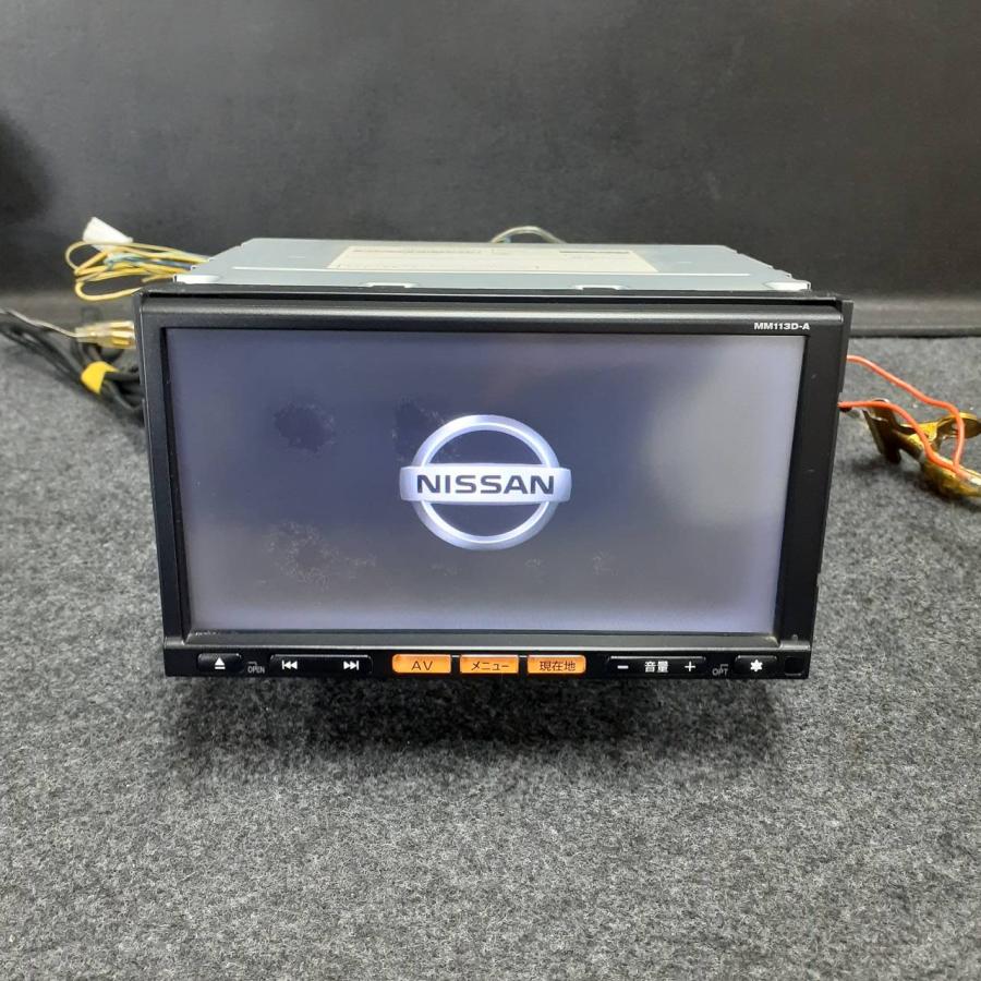 日産 純正 ナビ MM113D-A フルセグTV CD Bluetooth USB 地図データ