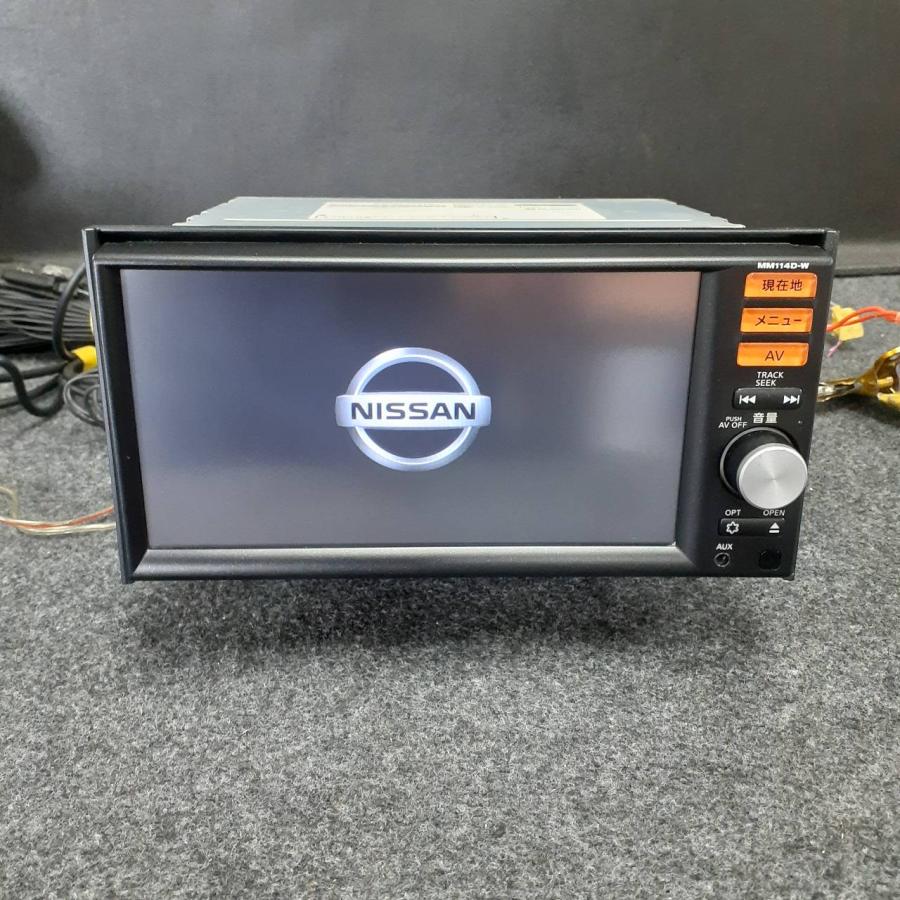 日産 純正 ナビ MM114D-W フルセグTV Bluetooth CD USB 地図データ
