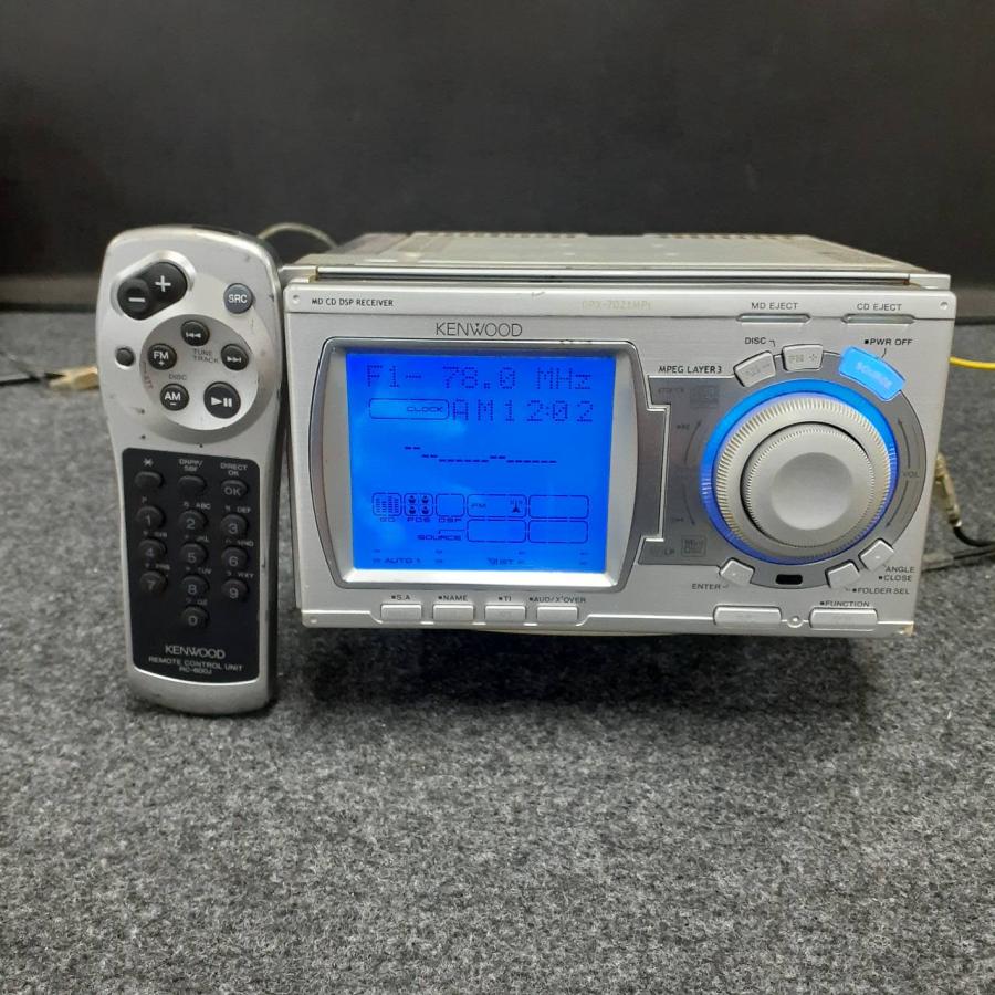 KENWOOD ケンウッド DPX-7021MPi 2DIN CD MD プレーヤー リモコン 当時