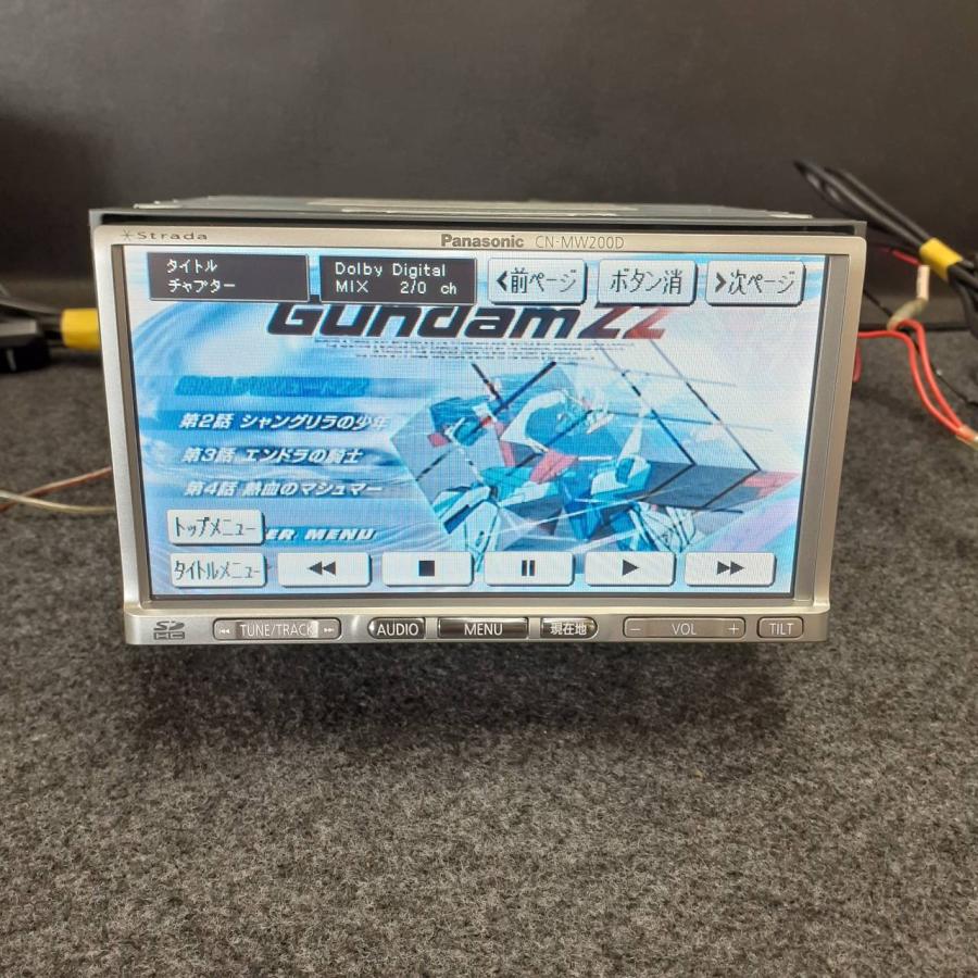 Panasonic パナソニック CN-MW200D Strada フルセグTV DVD CD iPod