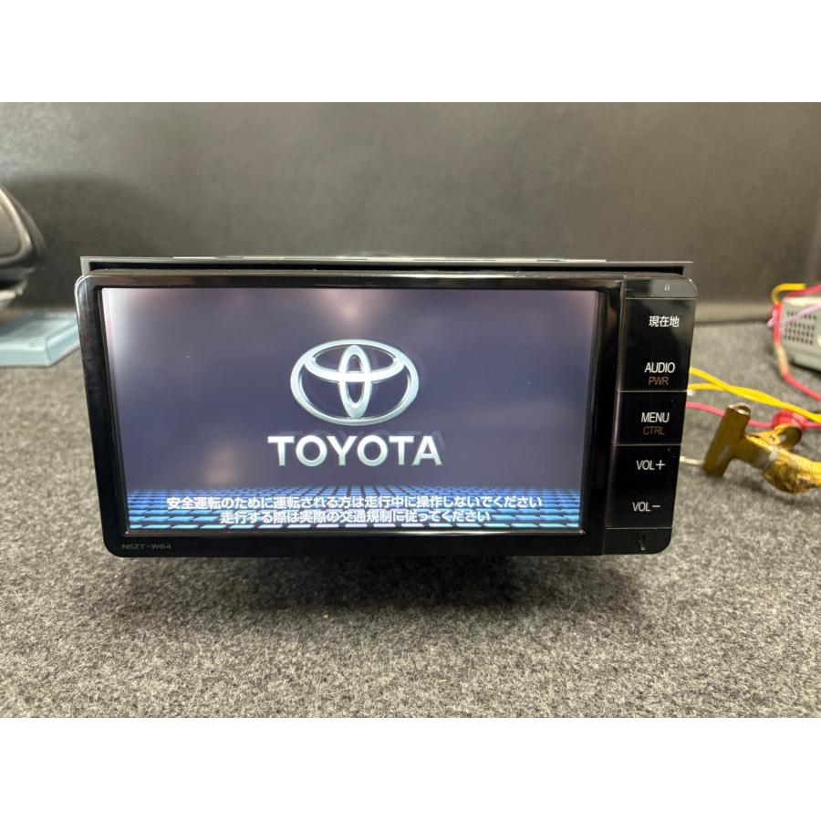 トヨタ 純正 ナビ NSZT-W64 フルセグTV DVD CD SD Bluetooth 地図