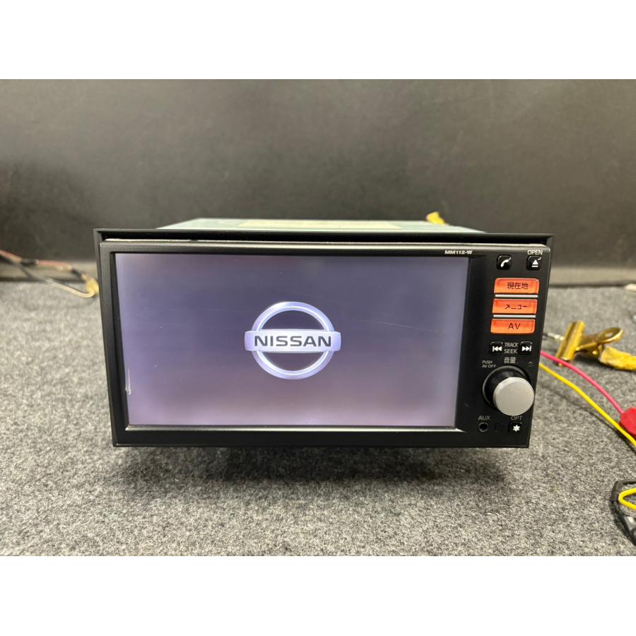 日産（NISSAN） 純正 ナビ MM112-W TV CD SD ハンズフリー Bluetooth