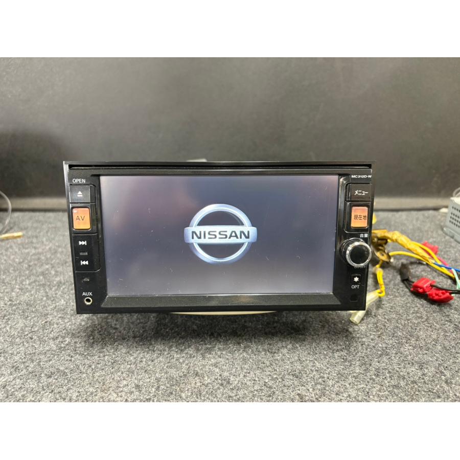 日産 純正 ナビ MC312D-W フルセグTV DVD CD SD Bluetooth USB