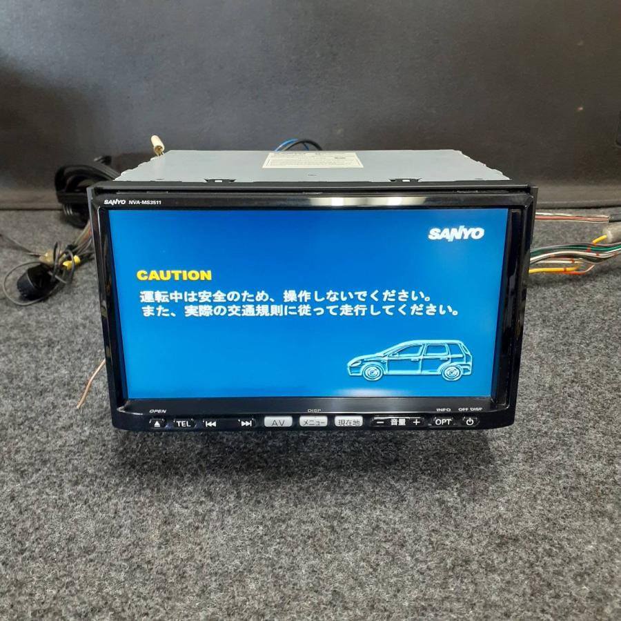スズキ 純正 ナビ SANYO サンヨー NVA-MS3511 フルセグTV DVD CD