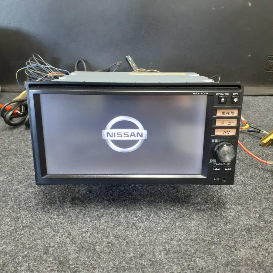 MM318D-W カーナビ Bluetooth対応 日産ノート純正 日産 純正 ナビ MP313D-W DVD CD Bluetooth USB 地図データ 2015年