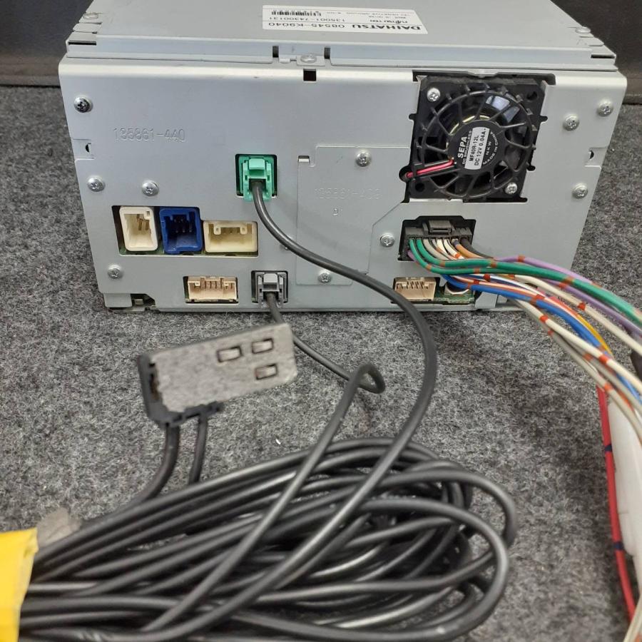 ダイハツ純正ナビ NHZC-W59 配線ステー付 フルセット ダイハツ（DAIHATSU） 純正 ナビ NSCT-W59 TV CD 地図データ 2009年