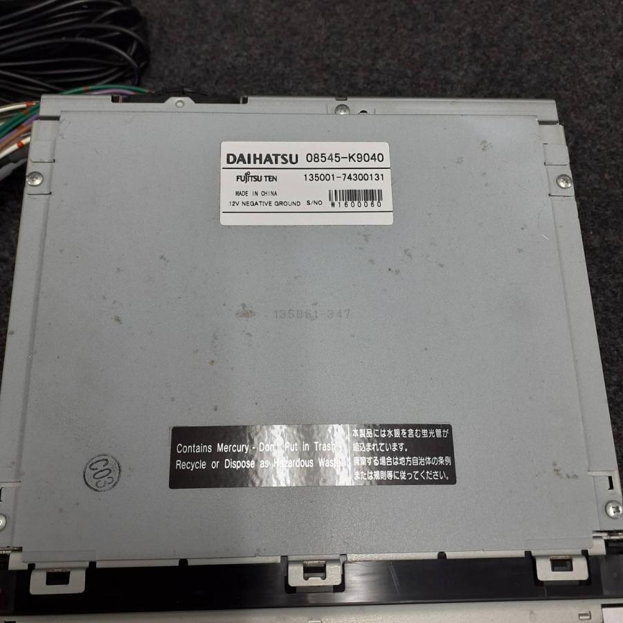 DAIHATSU カーナビ本体 タッチパネル ダイハツ（DAIHATSU） 純正 ナビ NSCT-W59 TV CD 地図データ 2009年