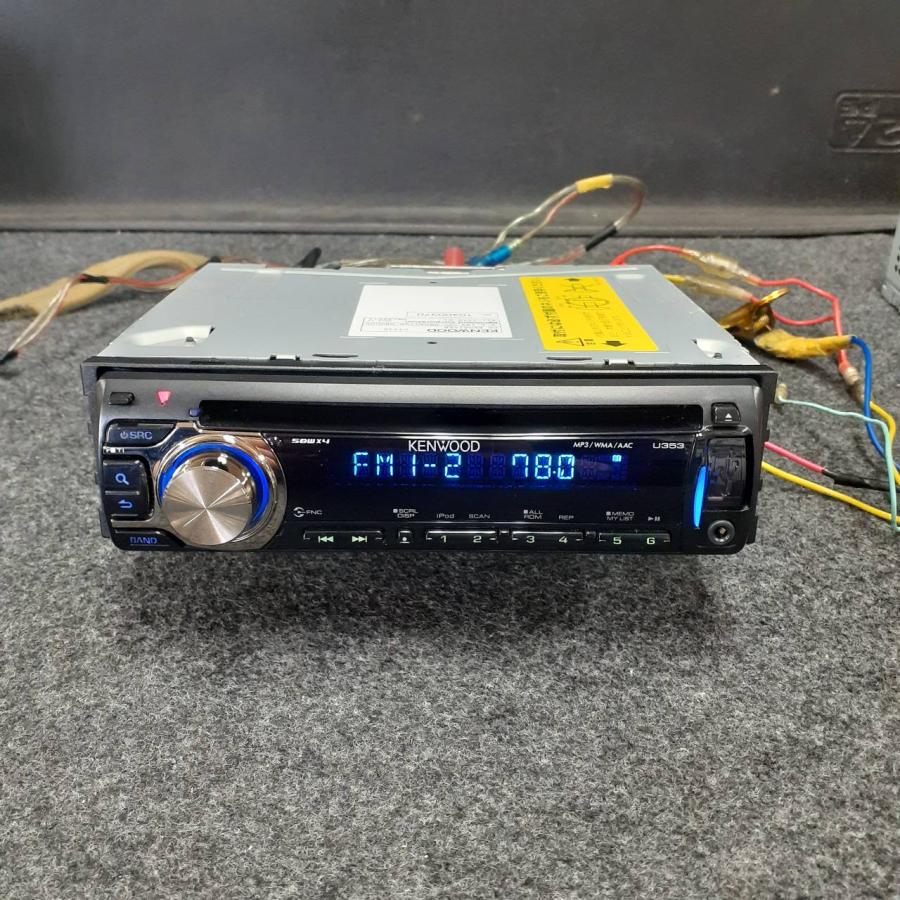 KENWOOD ケンウッド U353 1DIN USB AUX CDプレーヤー プレイヤー U353S