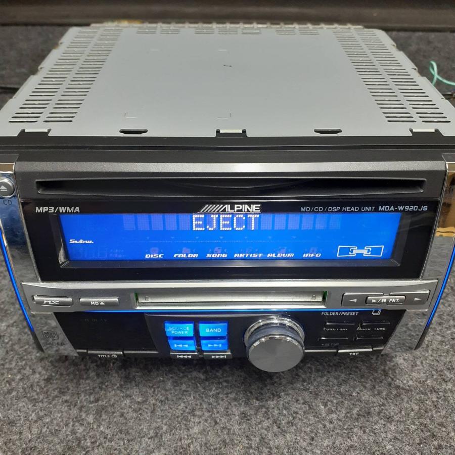 ALPINE アルパイン MDA-W920JS 2DIN CD・MDプレーヤー プレイヤー 旧車
