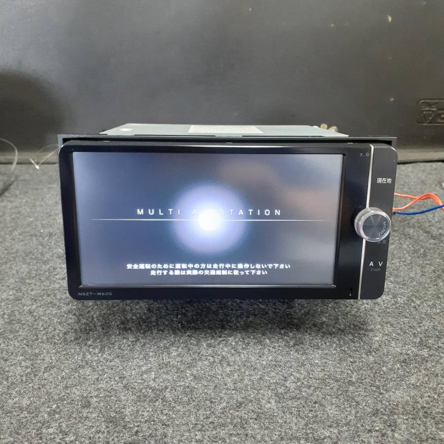 トヨタ 純正 ナビ NSZT-W62G フルセグTV DVD Bluetooth 地図SDデータ