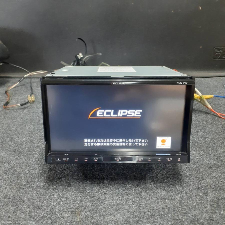 イクリプス純正ナビゲーション AVN-V02 ECLIPSE ECLIPSE イクリプス AVN-V02 フルセグTV DVD CD USB 地図データ 2013年