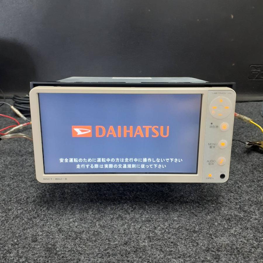 ダイハツ（DAIHATSU） 純正 ナビ NSCT-W62-B TV USB CD 地図データ