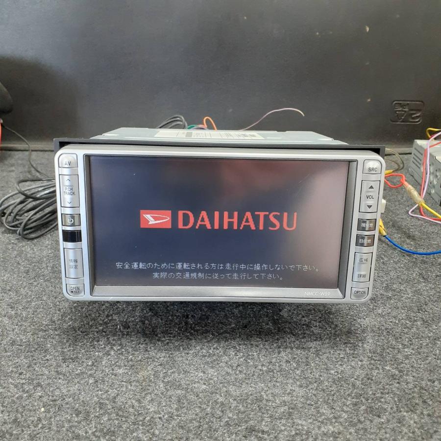 ダイハツ 純正 ナビ NMCC-W59 TV CD メモリーナビ カーナビ b88317