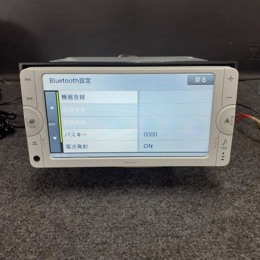 トヨタ（TOYOTA） 純正 ナビ NSCP-W62 TV CD Bluetooth 地図データ