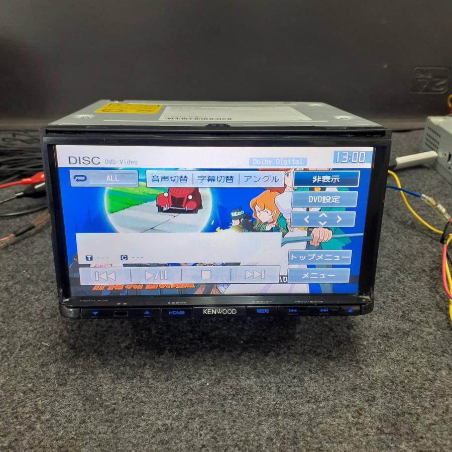 KENWOOD彩速ナビMDV-L502 2021年 フルセグ SD録音 USB KENWOOD ケンウッド MDV-L502 フルセグTV DVD CD USB 地図データ 2021