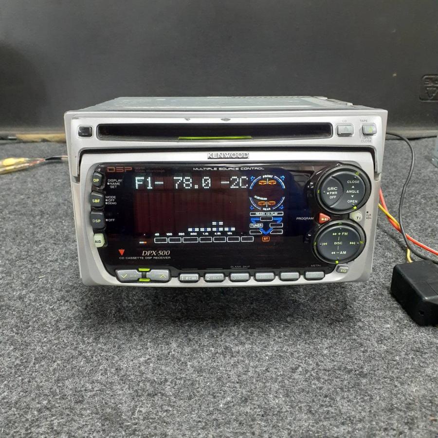 KENWOOD DPX-500 レア　当時物 カーオーディオ KENWOOD ケンウッド DPX-500 2DIN CD カセット プレーヤー プレイヤー