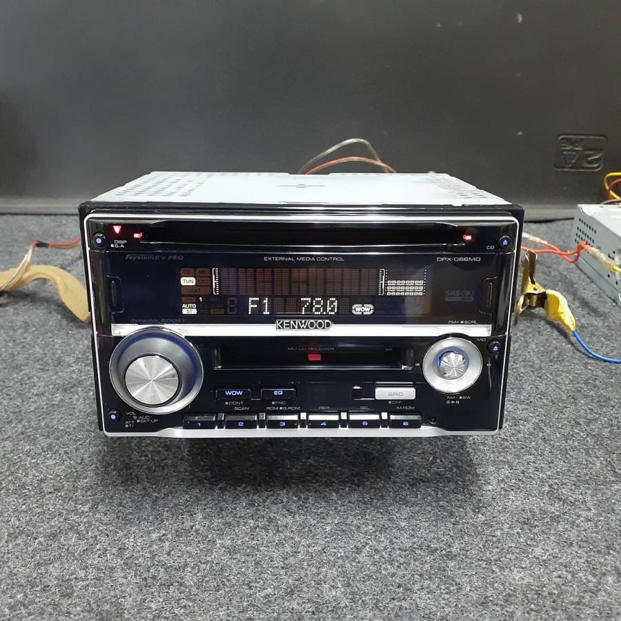 【中古】［CD］トーピードウ KENWOOD ケンウッド DPX-066MD 2DIN CD・MD プレーヤー プレイヤー