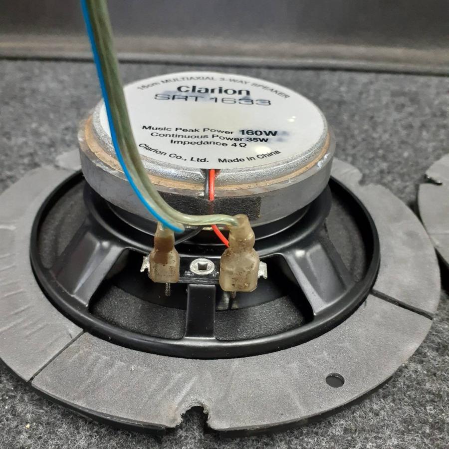 clarion クラリオン SRT1633 3WAY MULTIAXIAL 16cm 160W PEAK