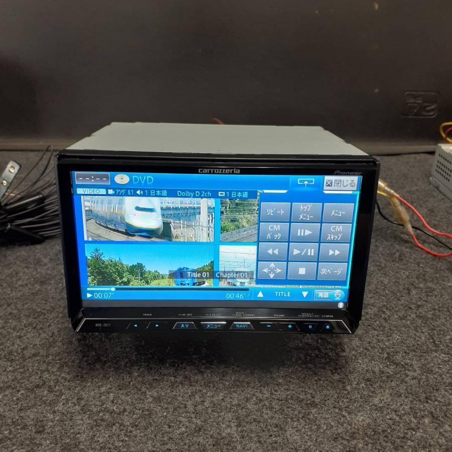 Carrozzeria カロッツェリア AVIC-ZH77 サイバーナビ フルセグTV DVD