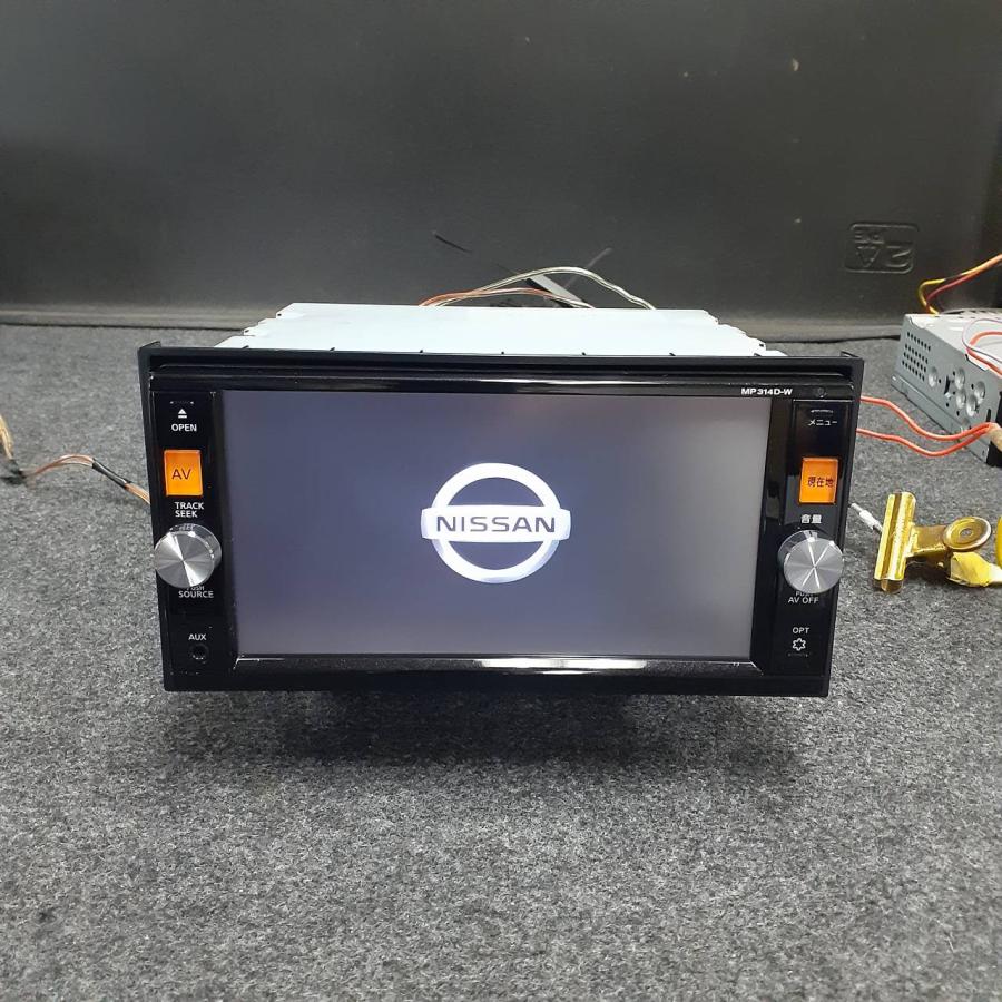 日産純正ナビ MP314D-W 日産 純正 ナビ MP314D-W フルセグTV DVD CD Bluetooth USB 地図データ