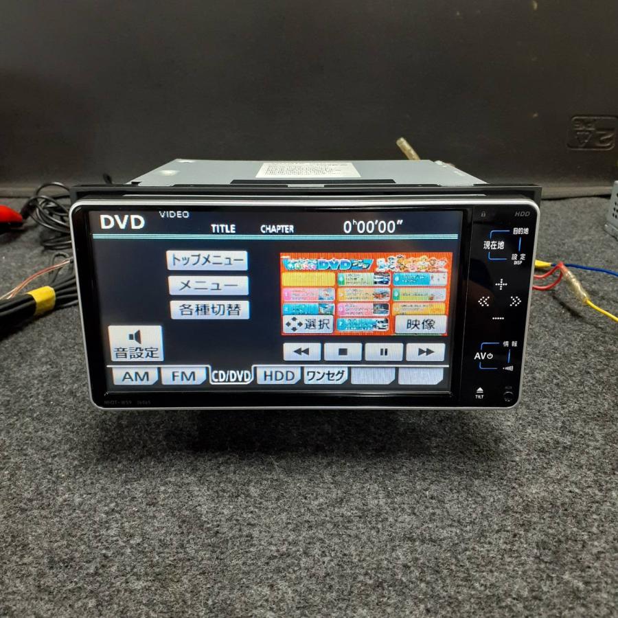 トヨタ 純正 ナビ NHDT-W59 TV DVD CD ビーコン 地図データ 2009年 HDD