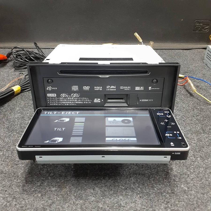 TOYOTA NSDT-W59 カーナビ 本体 トヨタ 純正 ナビ NHDT-W59 TV DVD CD ビーコン 地図データ 2009年 HDD