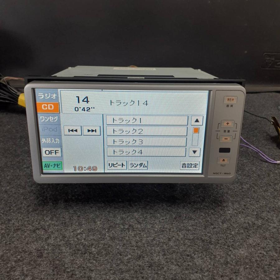 ダイハツ 純正 ナビ NSCT-W60 TV CD 地図データ 2010年 メモリーナビ