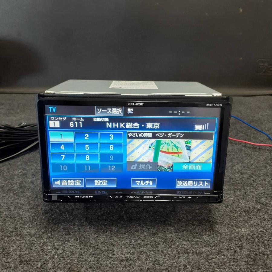ECLIPSE イクリプス AVN-SZ04i フルセグTV DVD CD Bluetooth 地図