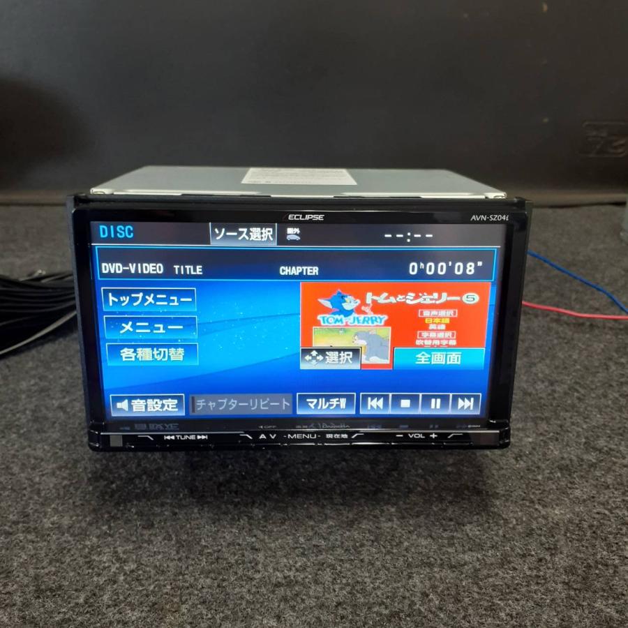 ECLIPSE イクリプス AVN-SZ04i フルセグTV DVD CD Bluetooth 地図